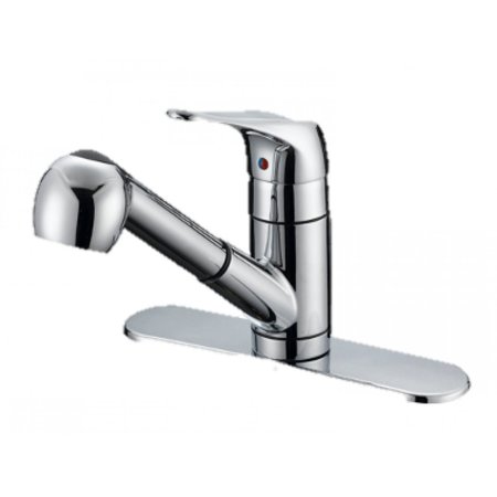 AMERICAN IMAGINATIONS 3H8-in. Brass Faucet In Chrome Color AI-34909